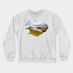 Souvenir of Gullfoss Waterfall, Iceland Crewneck Sweatshirt